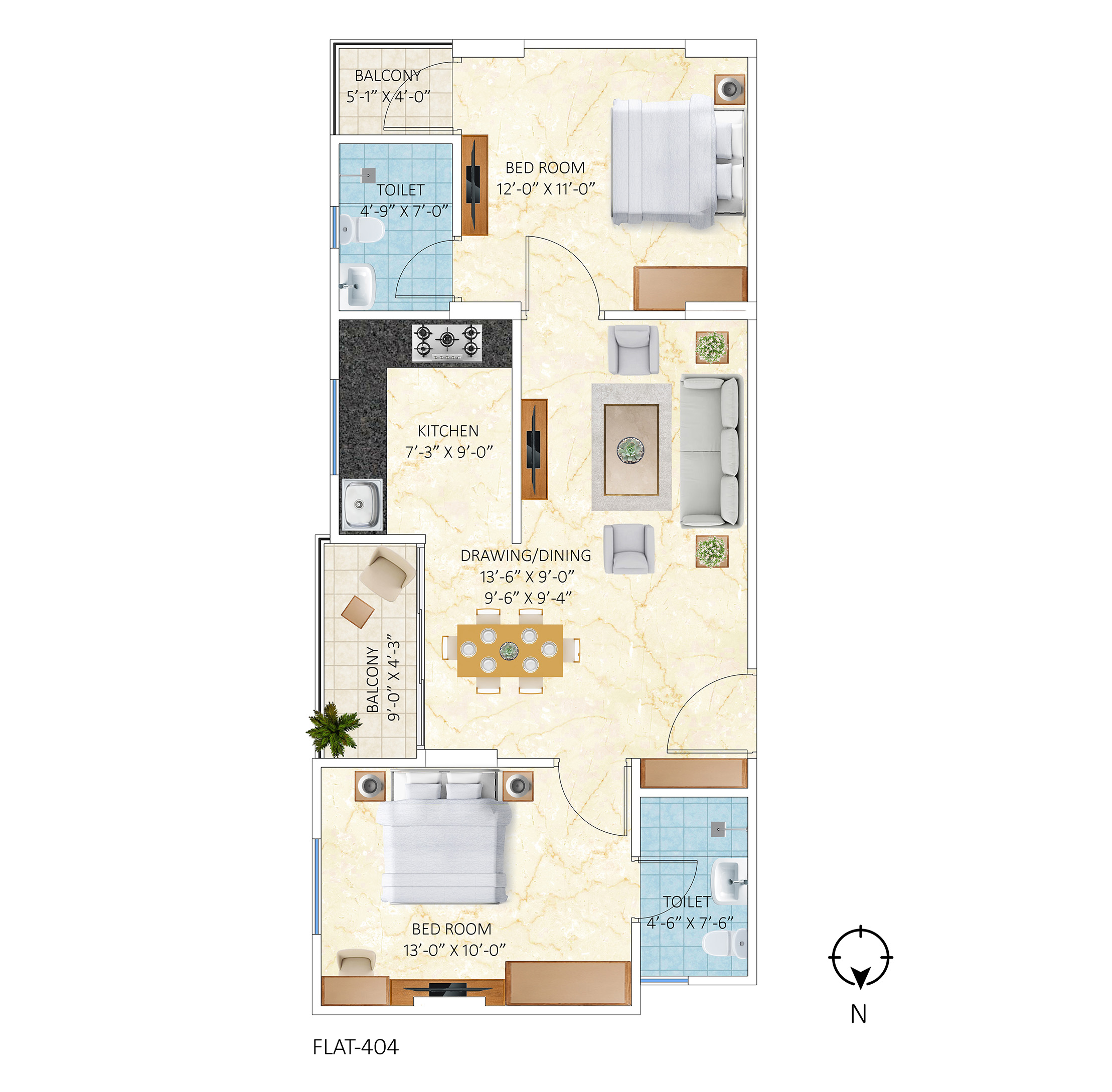 2 BHK