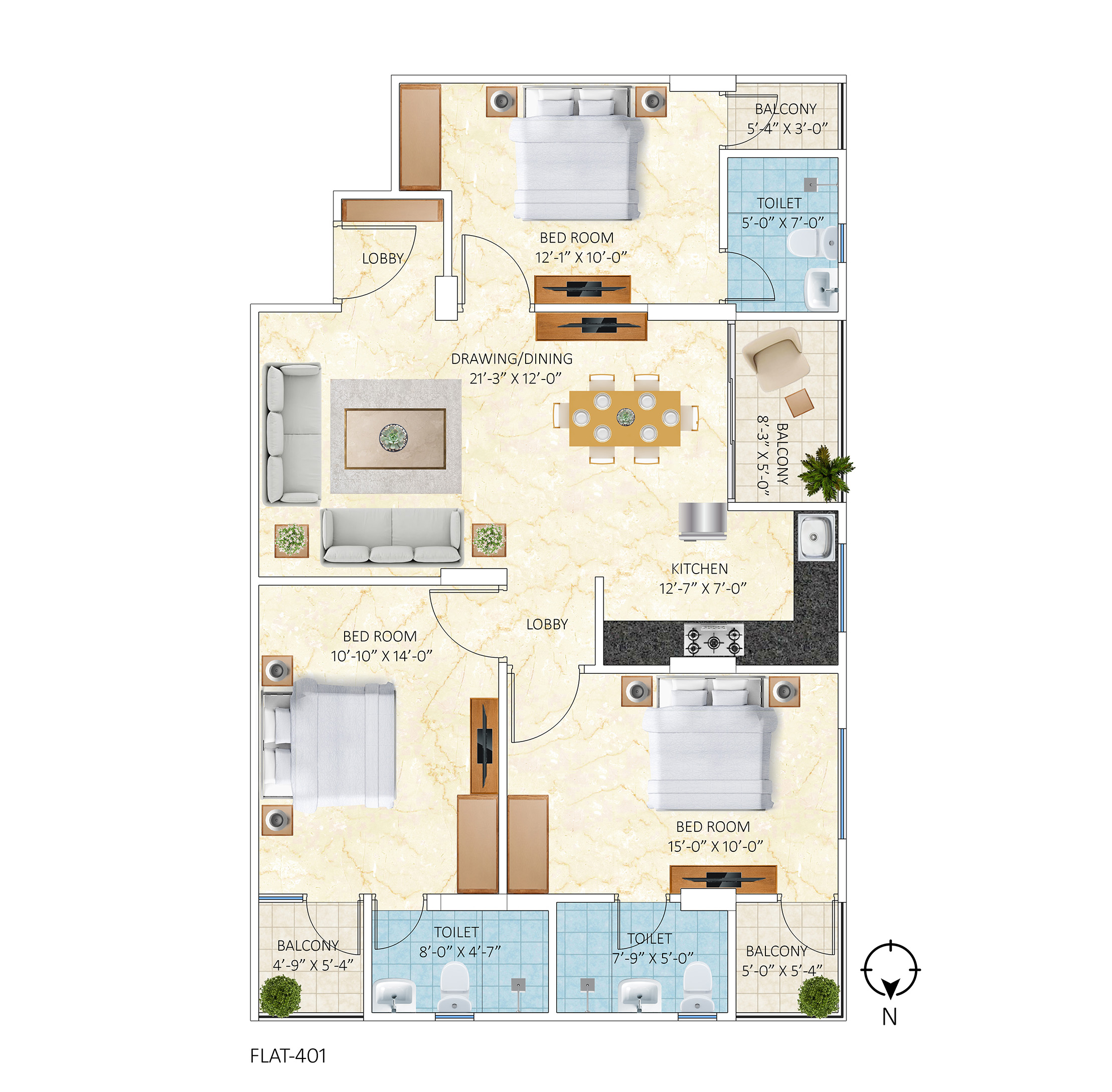 3 BHK