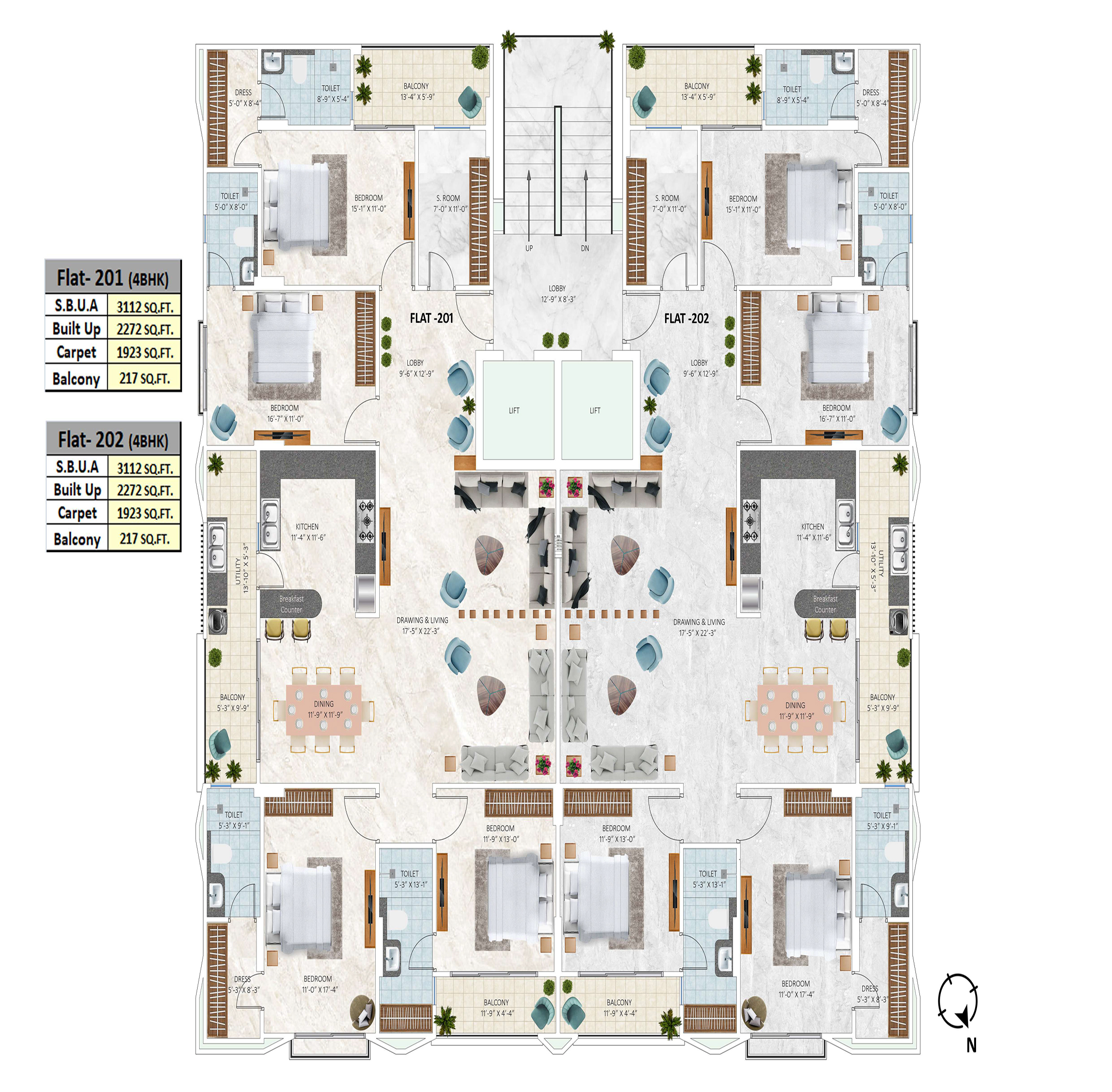 4 BHK
